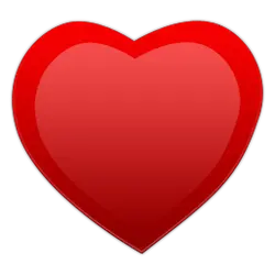 Heart Emoji - red - valentine's day - Transparent Layer PNG