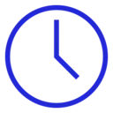 Clock Icon - hand - numbers - High Resolution PNG