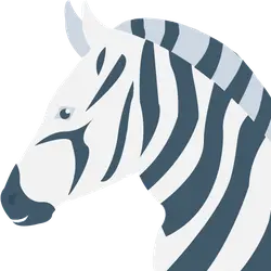 Zebra - graphic - stripes - Transparent Layer PNG