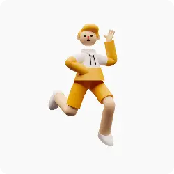Running Character - sport - No Background PNG