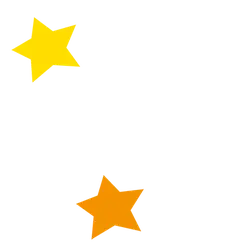 Stars - pentagram - black background - Transparent Layer PNG