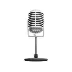 Vintage Microphone - microphone - singing - No Watermark PNG