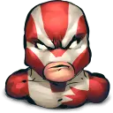 Red and White Cartoon Character - character - No Watermark PNG