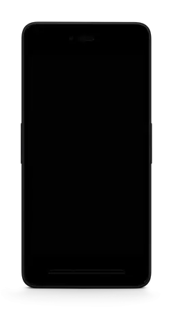 Black Smartphone - modern - No Background PNG