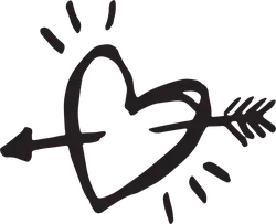 Heart and Arrow - Curated PNG