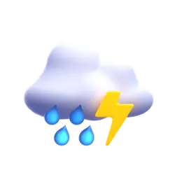 Thunderstorm Cloud - lightning - weather - Transparent Layer PNG