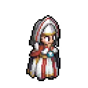 Pixel Art Character - red hair - Transparent Layer PNG