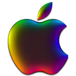 Rainbow Apple - technology - Lossless PNG