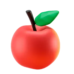 Apple - shiny - red - Lossless PNG