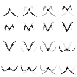 Bat Wings - outline - PNG Images