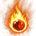 Fireball Gemstone - red - Free PNG