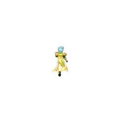 Blue-haired Character - little person - PNG