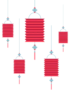 Lanterns - chinese - Lossless PNG