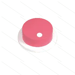 Pink Button - Highly Rated PNG