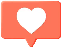 Heart Like Button Icon - interaction - PNG