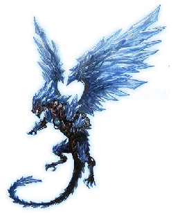 Ice Winged Wyvern - ice - High Resolution PNG