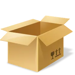 Cardboard Box - package box - protect fragile items - Transparent Background PNG
