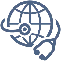 Globe Stethoscope - medical - PNG