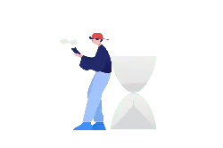 Person Looking at Phone - technology - Lossless PNG