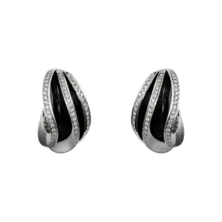 Silver Diamond Earrings - diamond - No Watermark PNG