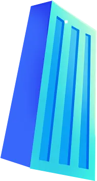 Blue Building - modern - design - Lossless PNG