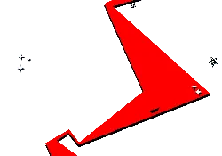 Red Arrow - geometric shape - Free PNG