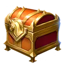 Treasure Chest - red - Transparent Background PNG