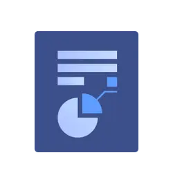 Data Report - document - Transparent Background PNG