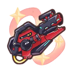 Red Futuristic Weapon - weapon - No Background PNG