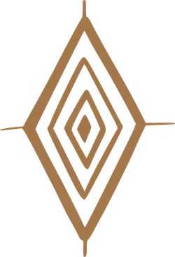 Concentric Rhombus Pattern - symmetry - PNG