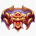Lion Head Badge - decoration - No Background PNG