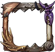 Dragon Frame - beast - Transparent Background PNG