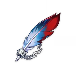 Quill Pen - blue - Lossless PNG