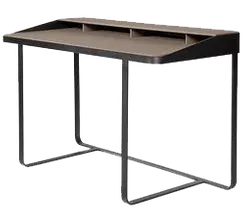 Modern Desk - metal frame - No Background PNG