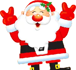 Santa Claus - happiness - Transparent Background PNG