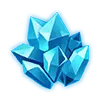 Blue Crystal Cluster - blue - High Resolution PNG