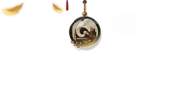 Maneki-neko pocket watch - gold - PNG Images