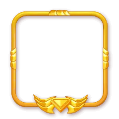 Gold Frame - simple - Free PNG