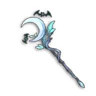 Crescent Staff - mysterious - Transparent Layer PNG