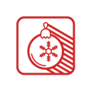 Christmas Ornament - red - Designer Recommended PNG