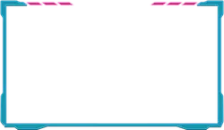 Blue Border - simple - modern - No Watermark PNG