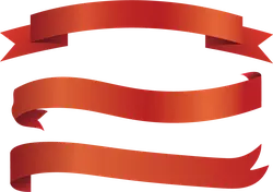 Red Ribbon - logo - Transparent Background PNG