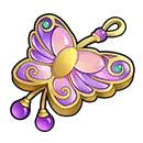 Butterfly Pendant - pendant - Transparent Background PNG