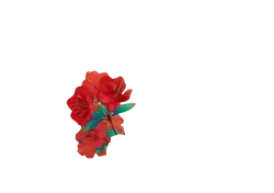 Red Flowers - plant - vibrant - PNG