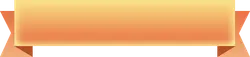 Gradient Orange Rectangle - design element - PNG
