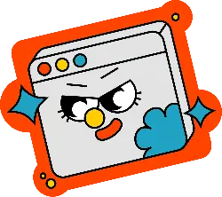 Angry Little Computer - little computer - No Background PNG