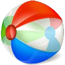 Beach Ball - plastic - Free Download PNG