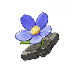 Blue Flower - rock - High Resolution PNG