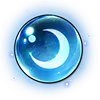 Moon Gem - night sky - Free PNG