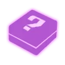Purple Question Block - question mark - Free PNG